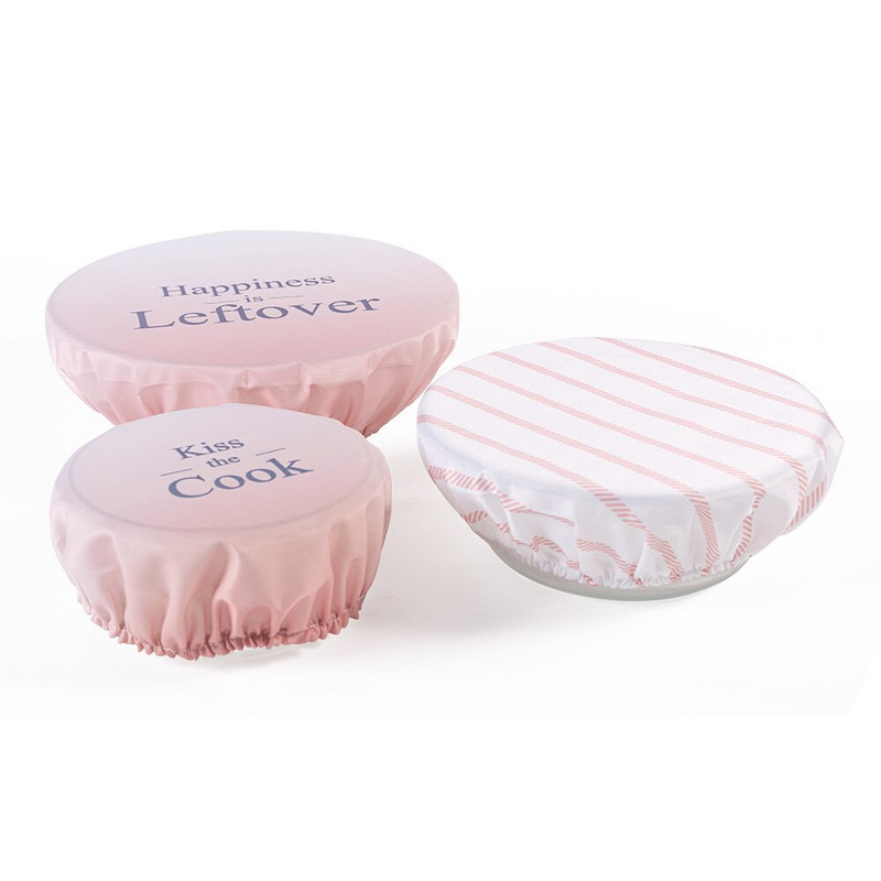 Leeseph korduvkasutatavad riidest kaussi kaaned leivakindlaks, lihtsaks puhastamiseks ja lihtsaks kasutamiseks, pestavad kaaned kööginõude või toidu jaoks