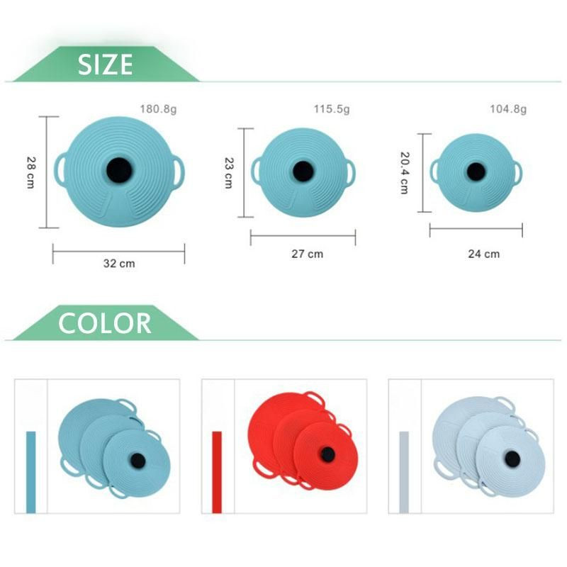 Silikónové strečové viečka, univerzálne silikónové viečko, miska, hrniec, silikónový kryt, panvica, varenie, čerstvé jedlo