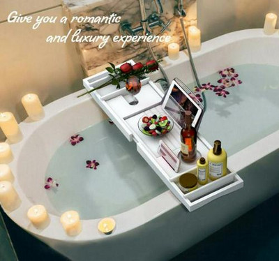 Teleskopinis vonios laikiklis 70–105 cm vonios padėklas lentyna vonia Vonios įrankiai Rankšluosčių laikymo lentyna Virtuvės kriauklės kanalizacijos laikiklis HWC