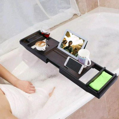 Teleskopinis vonios laikiklis 70–105 cm vonios padėklas lentyna vonia Vonios įrankiai Rankšluosčių laikymo lentyna Virtuvės kriauklės kanalizacijos laikiklis HWC