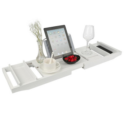 Teleskopinis vonios laikiklis 70–105 cm vonios padėklas lentyna vonia Vonios įrankiai Rankšluosčių laikymo lentyna Virtuvės kriauklės kanalizacijos laikiklis HWC