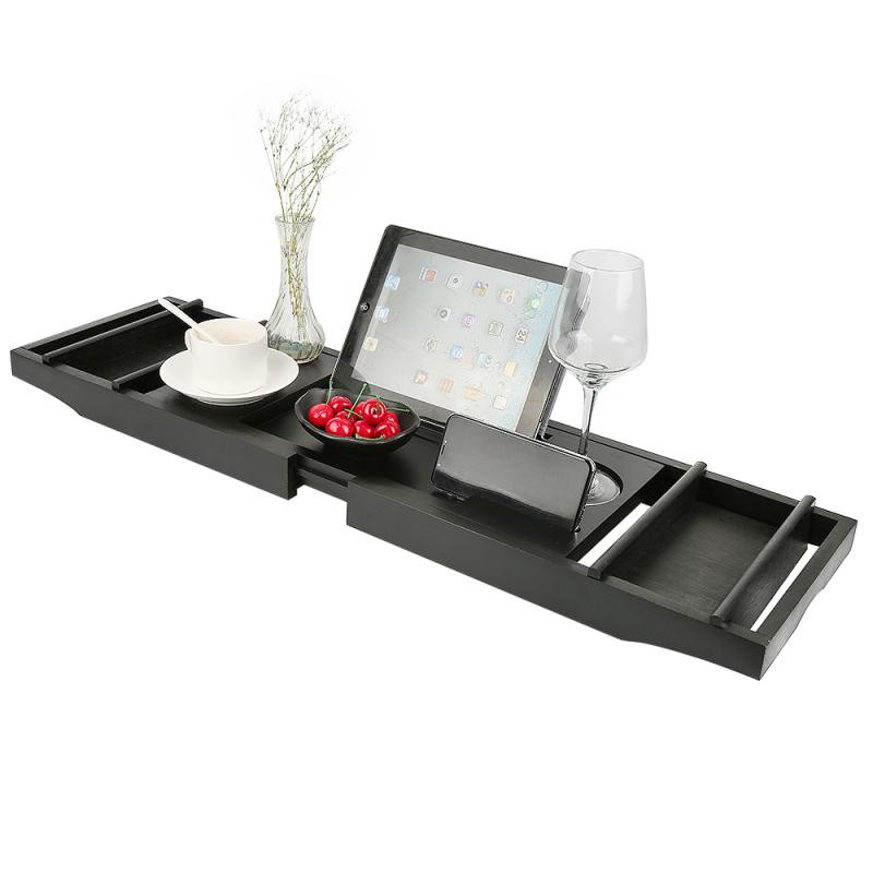 Teleskopinis vonios laikiklis 70–105 cm vonios padėklas lentyna vonia Vonios įrankiai Rankšluosčių laikymo lentyna Virtuvės kriauklės kanalizacijos laikiklis HWC