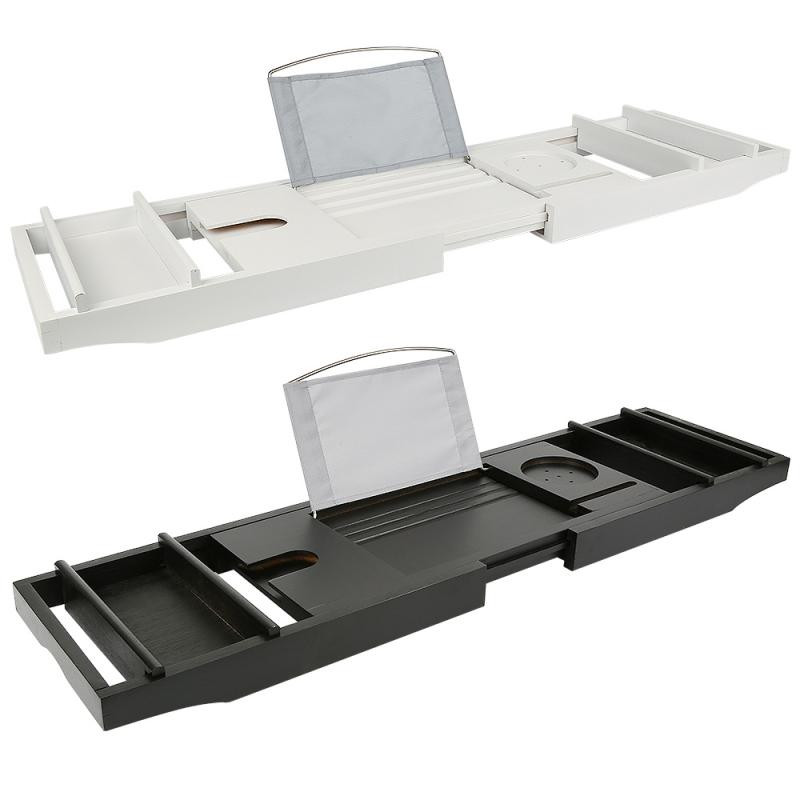 Teleskopinis vonios laikiklis 70–105 cm vonios padėklas lentyna vonia Vonios įrankiai Rankšluosčių laikymo lentyna Virtuvės kriauklės kanalizacijos laikiklis HWC