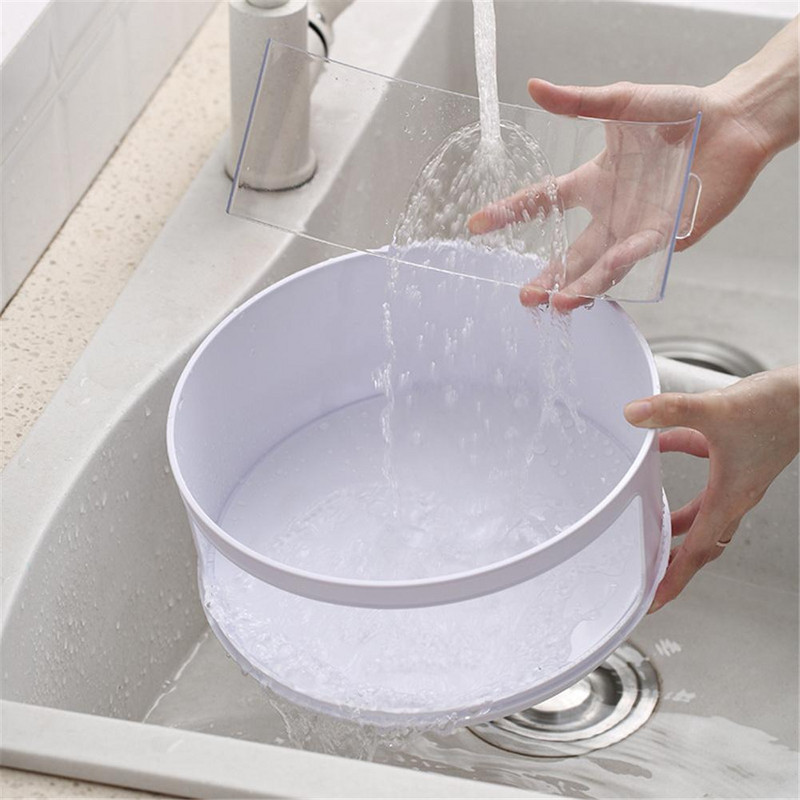 Прозрачен подреждащ се капак за изолация на храна Устойчив на прах Преносим за домашна кухня Кухня Съхранение и организация Спестете място