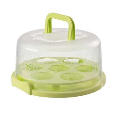 Преносима кутия за съхранение на торта Опаковъчна кутия за печене Торта за рожден ден Сватбен десерт Плодове Видима кутия за съхранение Кухненски инструменти за печене