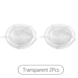 LMETJMA 6/12 БР. Силиконови разтегателни капаци за многократна употреба Кухненски свежи капаци Компресионни универсални силиконови разтегателни капаци KC0338