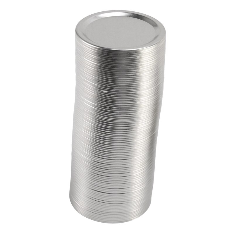 HOT-100 DB befőttesüveg fedelek és extra 4 gyűrű, Ball Kerr üvegekhez, osztott típusú befőttesüveg fedelek légmentesen és szivárgásmentesen