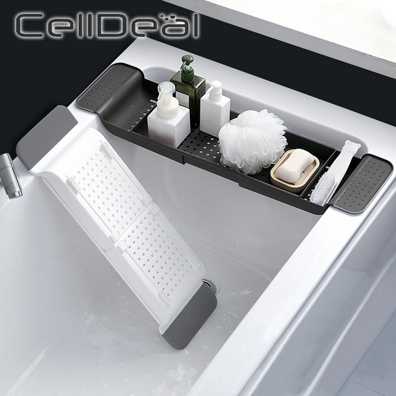 Stalak za pohranu kade na uvlačenje Posuda za kadu Višenamjenski ručnik Polica za pohranu sapuna Držač odvoda za sudoper Kuhinjski pribor za kupaonicu