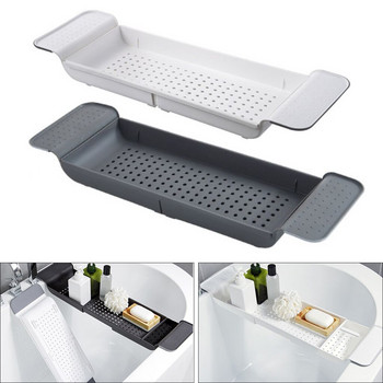 Bath Caddy Tray Мултифункционален органайзер Tray Bath Tub Tray Bridge Držač за баня Душ Луксозно четиво