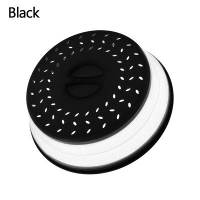 1PC Силиконов сгъваем капак за микровълнова фурна Съхранение на храна Капак за запазване на свежестта Плодове Зеленчуци Гевгир Цедка Капак Кошница за оттичане