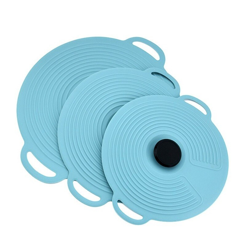 Capac reutilizabil cu autoetanșare Capace elastice din silicon Capac universal Capac din silicon Bol pentru oală Capac din silicon Tigaie pentru gătit alimente Capac proaspăt