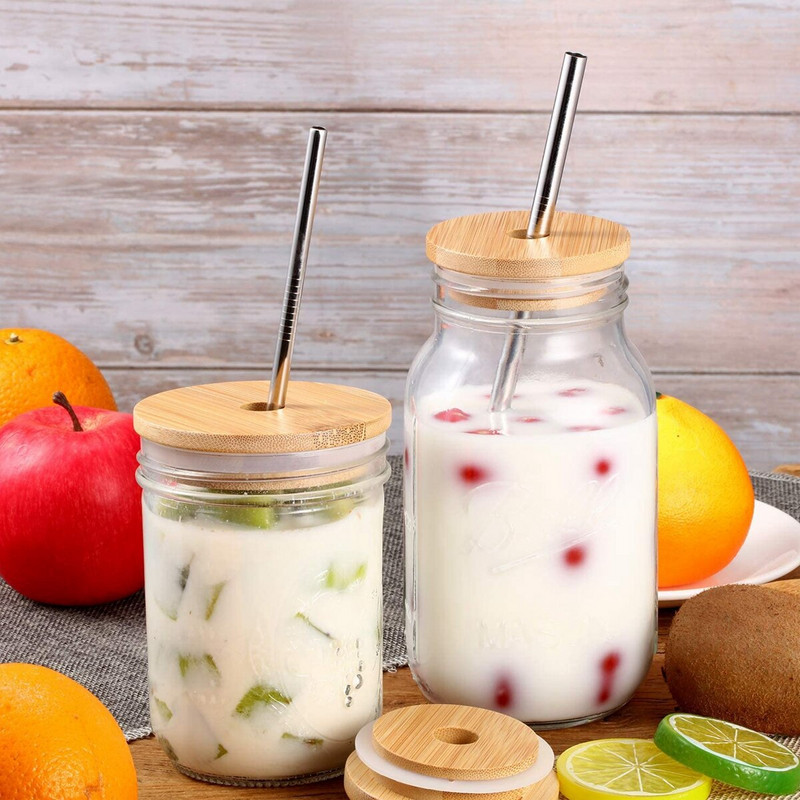 8 ks bambusových viečok 62/68/70/86 mm na zaváracie poháre, drevené viečka na zaváracie poháre, opakovane použiteľné bambusové uzávery s otvorom na poháre na Coca-Colu