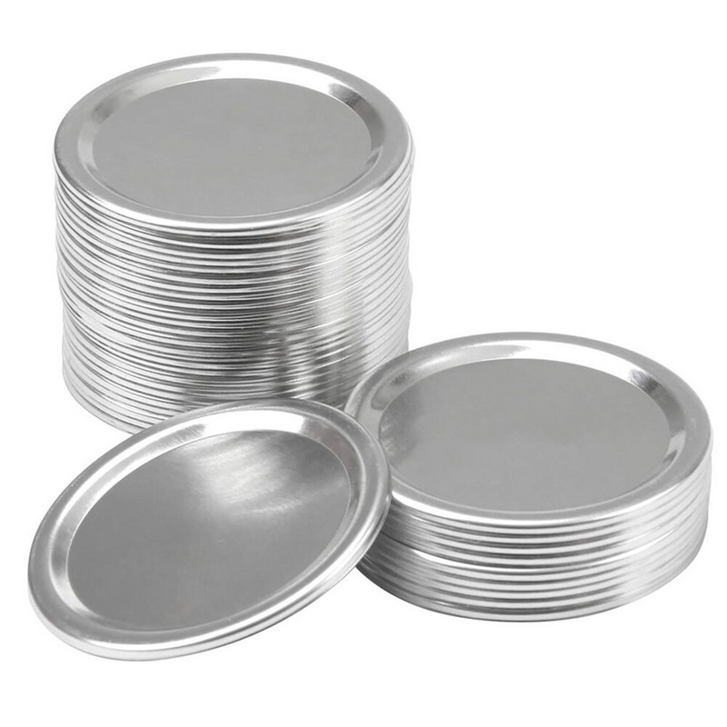 Skardos sandarinimas Stikliniai buteliai Konservų dangteliai Universalūs žiedai Sandėliavimas Tvirtas dangteliai Plačios burnos Mason Stiklainio Nesandarumo Atsparios atsarginės dalys