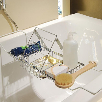 Тава за вана Практична екологична мивка за вана Caddy Слой за галванично покритие Тава за вана Caddy за домашна баня Caddy Tray