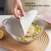 Hrana Silikonski poklopac za održavanje svježine Brtveni poklopac Zaštita od prskanja Spremnik otporan na prašinu Silikonski poklopac Okrugli poklopac Kuhinjski pribor