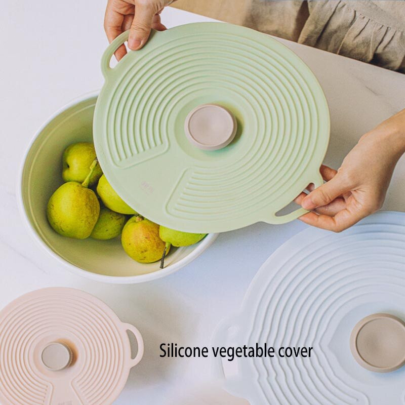 Hrana Silikonski poklopac za održavanje svježine Brtveni poklopac Zaštita od prskanja Spremnik otporan na prašinu Silikonski poklopac Okrugli poklopac Kuhinjski pribor