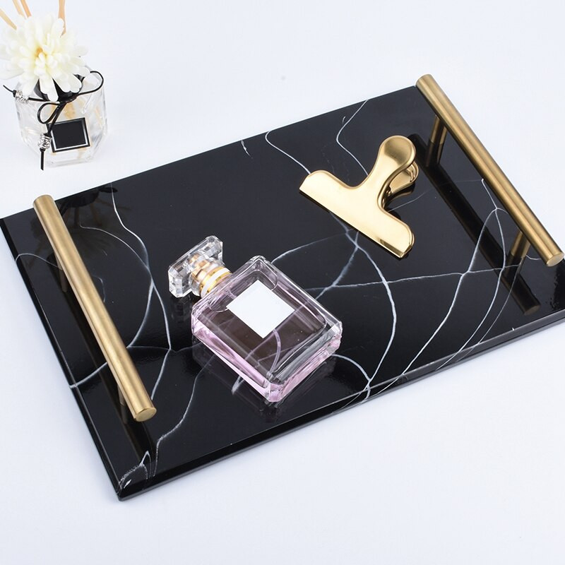 Tavă Nordică Anti-Marmură Farfurie Depozitare Farfurie Depozitare Tort Farfurie Desert Farfurie Sushi Farfurie Bijuterii Decorare Baie Sto