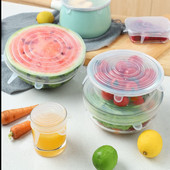 Capac izolator pentru bol pentru răcirea alimentelor Capac sigilat cu specificații multiple, rezistent la căldură, silicon alimentar, pentru conservare.