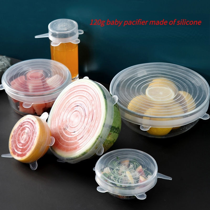 Capac izolator pentru bol pentru răcirea alimentelor Capac sigilat cu specificații multiple, rezistent la căldură, silicon alimentar, pentru conservare.