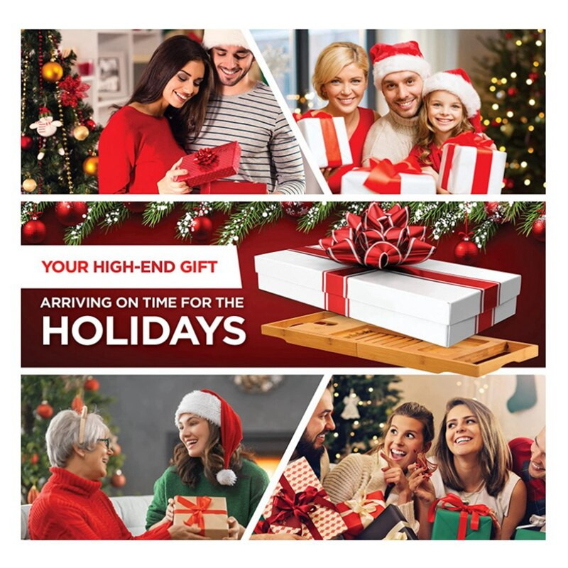 Vonios laikymo dėžutės dėklas su prailgintu šoniniu skaitymo stovu, planšetės laikikliu, mobiliojo telefono dėklu ir vyno taurės laikikliu