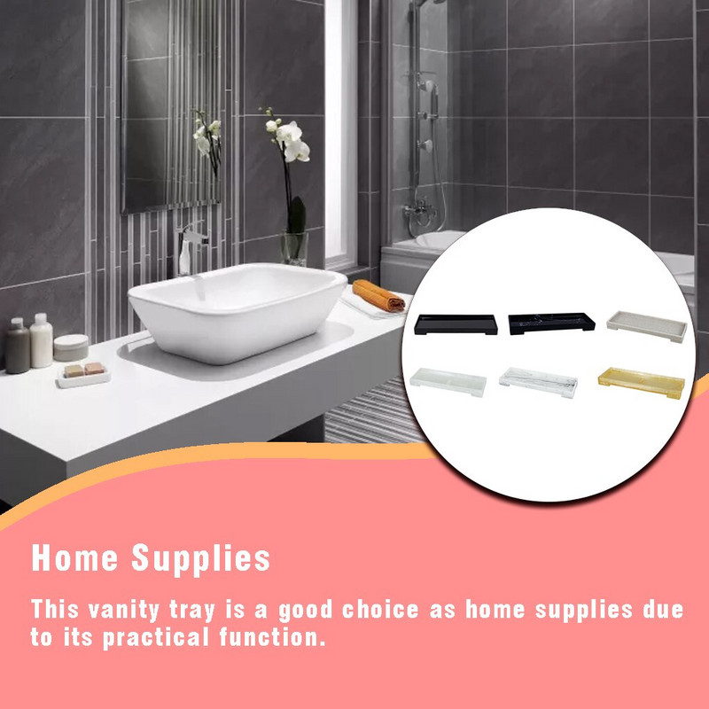 Praustuvo padėklas Buitiniai aksesuarai Komodos indai Lėkštė Rankšluosčiai Augalų derva Kompaktiškas dydis Organizacija Namų reikmenys Pilka