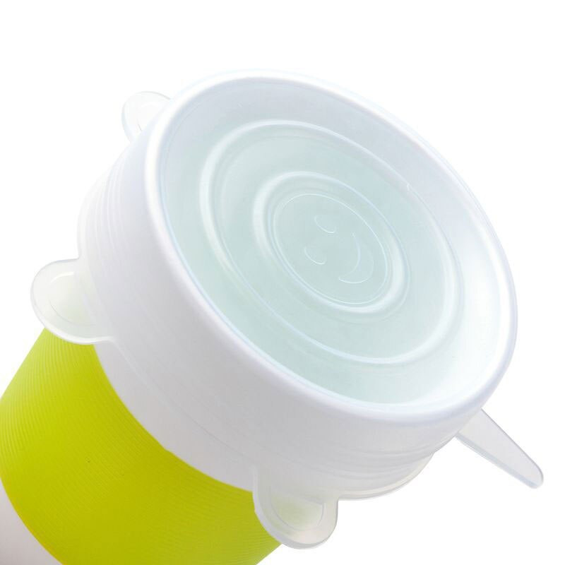 12 db Újrafelhasználható szilikon edény fedeles tál fedelek csomagoló nyújtható tartósító fólia készlet konyhai eszközök