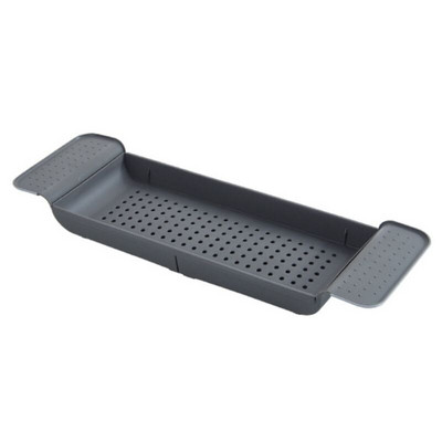 HX5B Kada Polica za kadu Caddy Tuš Proširivi držač Stalak Poslužavnik za odlaganje iznad kade Višenamjenski organizator za kupaonski tuš