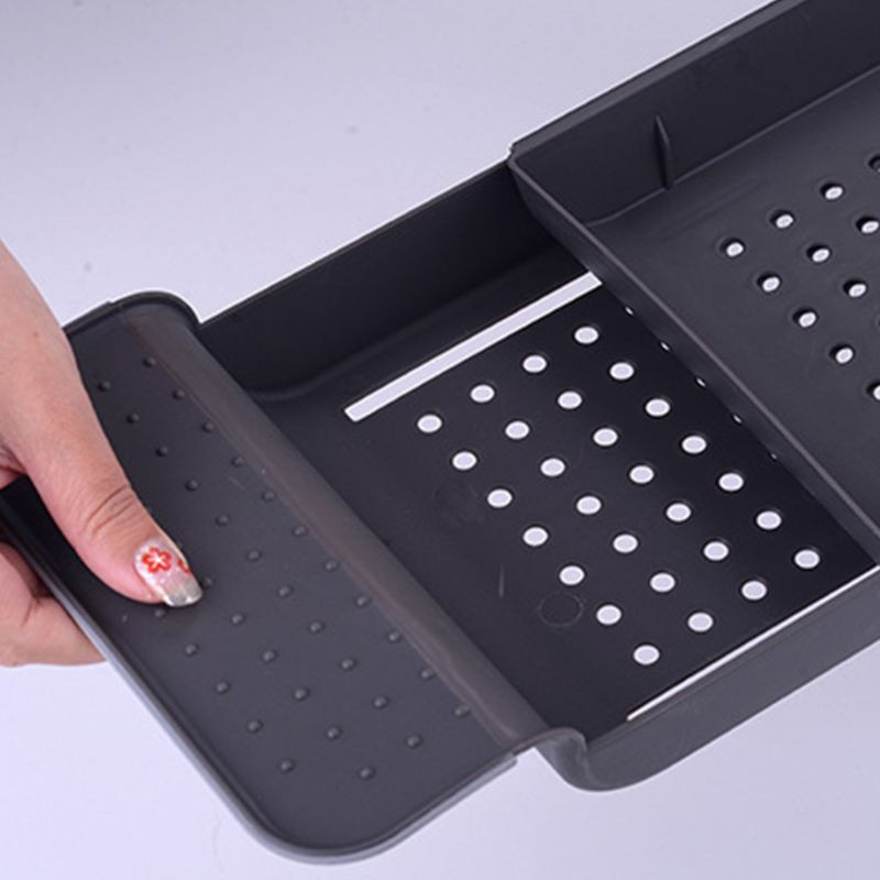 HX5B Kada Polica za kadu Caddy Tuš Proširivi držač Stalak Poslužavnik za odlaganje iznad kade Višenamjenski organizator za kupaonski tuš