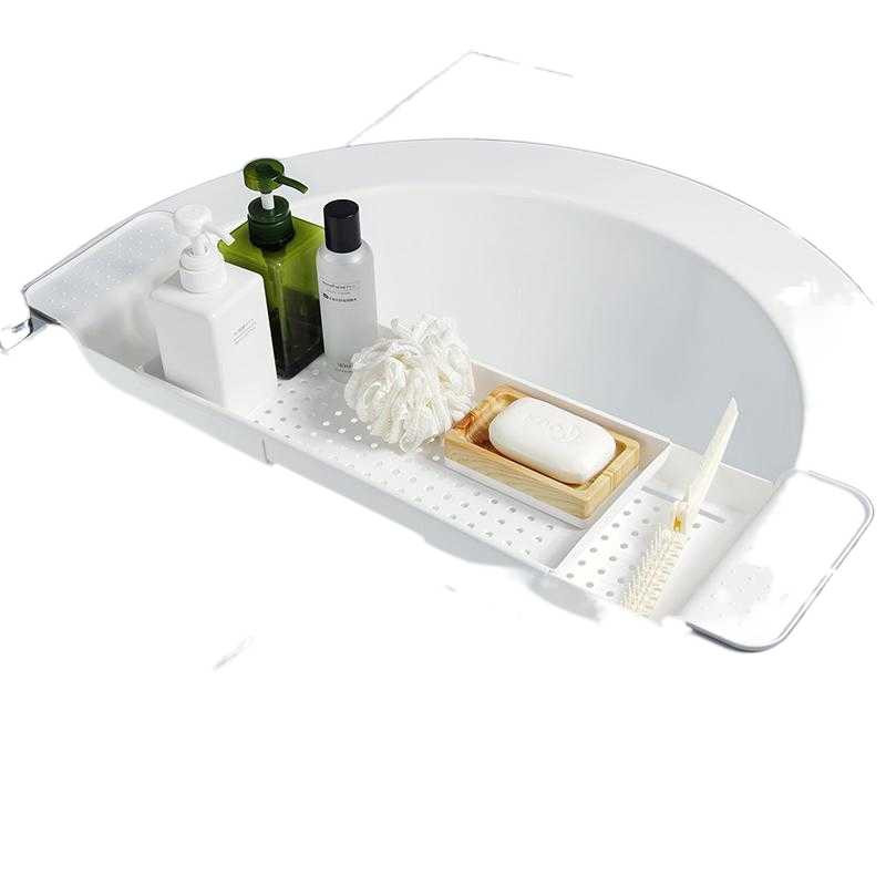 Bar a Mensole Porta Vino Plateau De Bain Stojanová sprcha pre knižné doplnky Príslušenstvo Tablette Baignoire Vanička Vanička Vanička