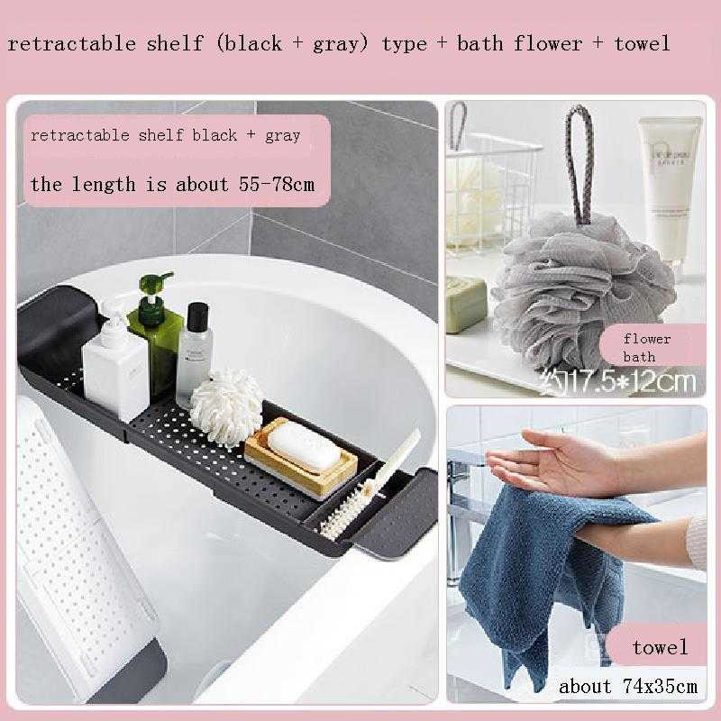 Bar a Mensole Porta Vino Plateau De Bain Stojanová sprcha pre knižné doplnky Príslušenstvo Tablette Baignoire Vanička Vanička Vanička