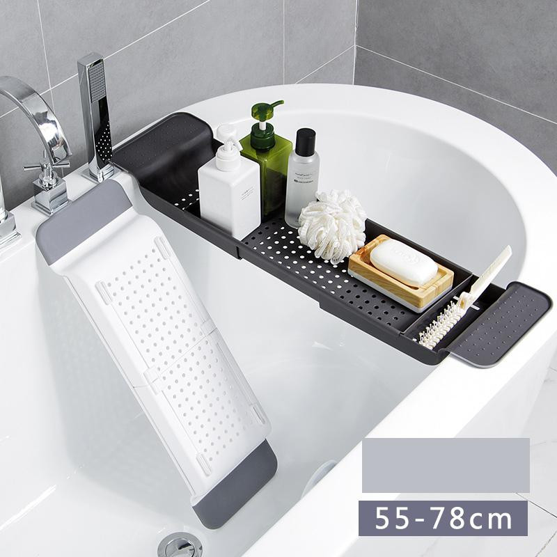 Bambuko laikymo vieta Vonios vonios lentyna Aufbewahrung Badewanne De Bain laikiklio priedai Plateau Tablette Baignoire vonios padėklas