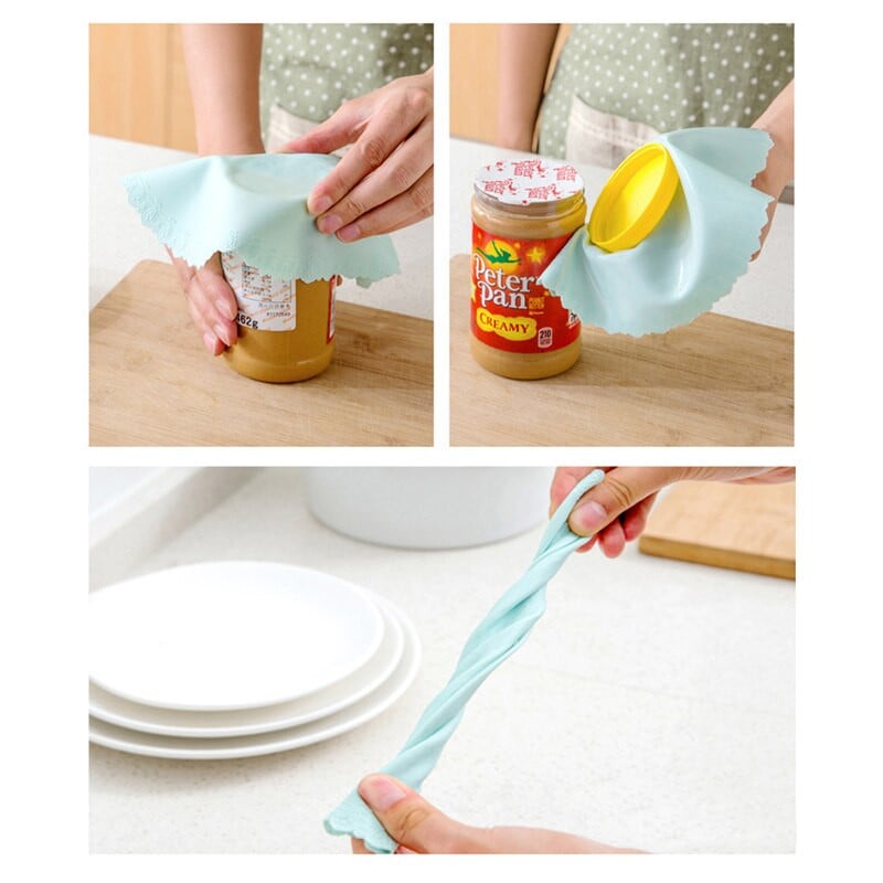 Maistiniam naudojimui tinkamas silikoninis gaiviai išlaikantis dangtelis virtuvės reikmenims, labai elastingiems, ištampytam vakuuminiam konteineriui į mikrobangų krosnelę