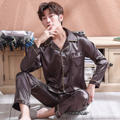 Pijamale pentru bărbați - cu guler clasic