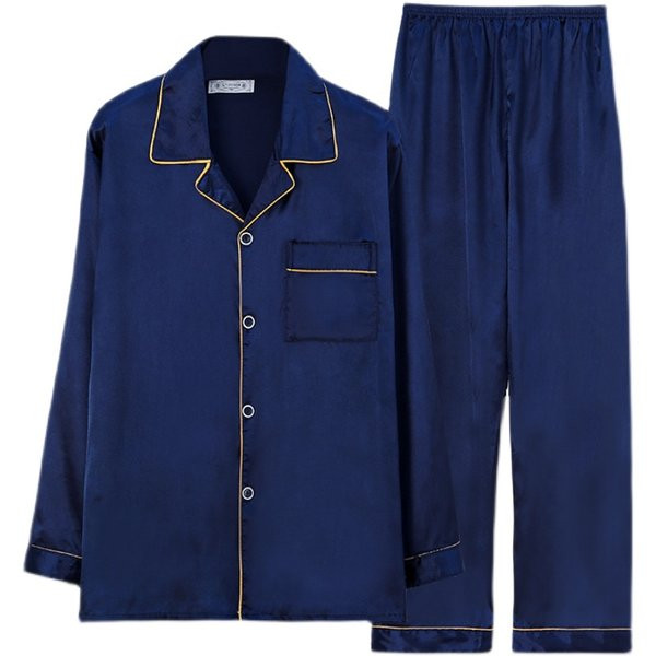 Pijamale pentru bărbați - cu guler clasic