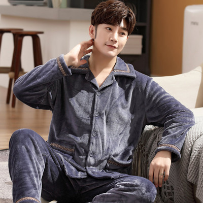 Új modell kétrészes tollpizsama férfiaknak