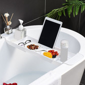 Stalak za odlaganje kade na uvlačenje Polica za pladanj za kadu Kupaonski alati Stalak za odlaganje ručnika Stalak za odvod za kuhinjski sudoper