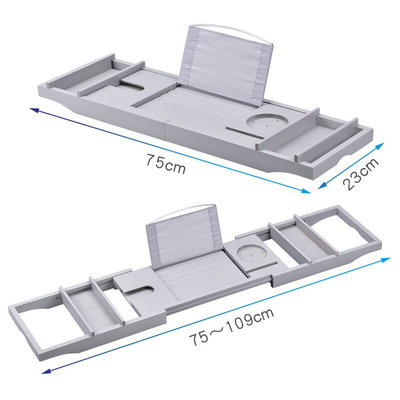 Primljena je višenamjenska polica za kadu protiv klizanja, prilagodljiva polica za kadu