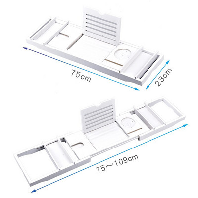 Primljena je višenamjenska polica za kadu protiv klizanja, prilagodljiva polica za kadu