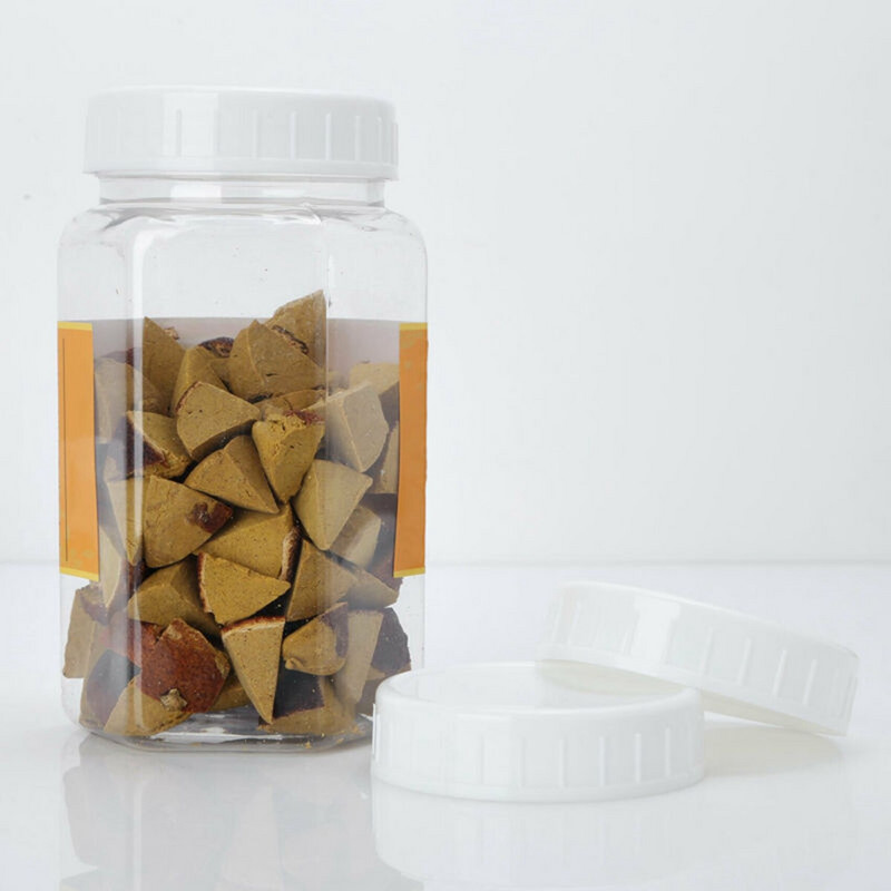 20 ks plastových úložných uzáverov s rebrovanými viečkami pre štandardnú fľašu Mason Jar s priemerom 70 mm