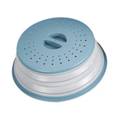 Sulankstomas mikrobangų krosnelės dangtelis sulankstomas silikoninis mikrobangų lėkštės dangtelis, koštuvas vaisinėms daržovėms 10,5 colio