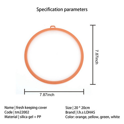 Capac capac pentru cutii de alimente din silicon Capace extensibile Huse reutilizabile etanșe pentru împachetare pentru alimente, care păstrează proaspătă etanșare, capac de ambalare a bolului, vase de bucătărie