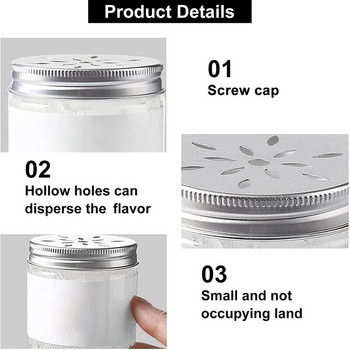 BEAU-30Pcs Mason Jar Lids Cover 3 Style Hollow Mason Candle Topper Shade Jar Lid за Mason, свещ, топка, буркан с обикновена уста и т.н.