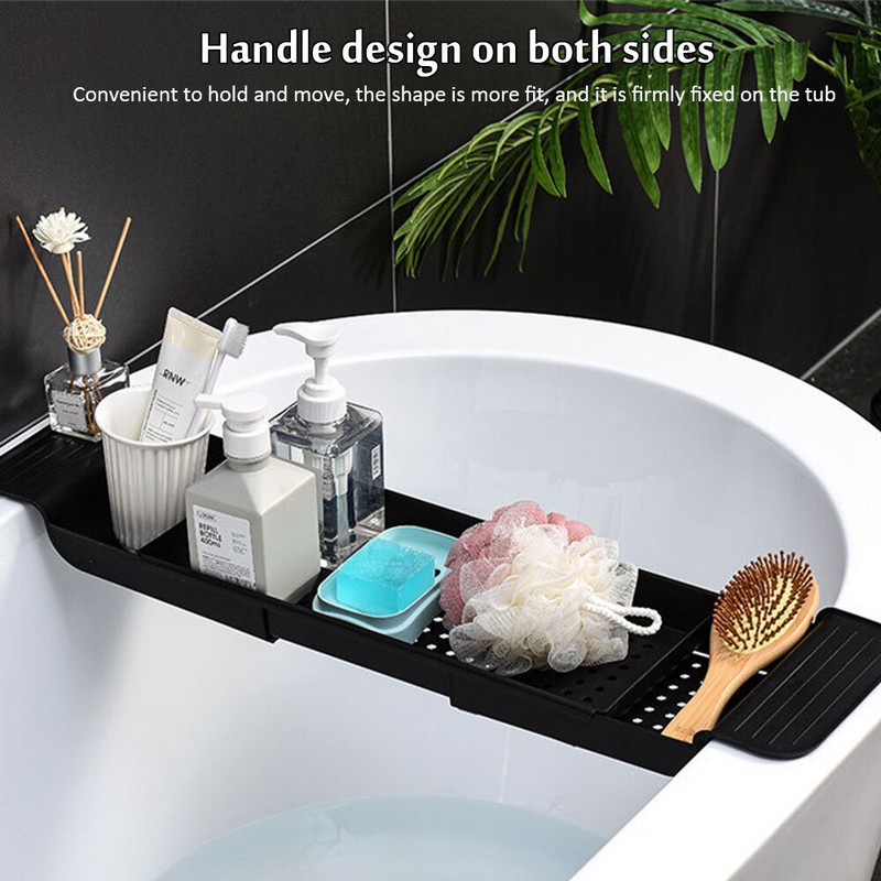 Kupaonica Stalak za pohranu na uvlačenje Kada Plastična knjiga Vino Telefon Držač za tablet Višenamjenska kada Polica za poslužavnik Držači kuhinjskog sudopera