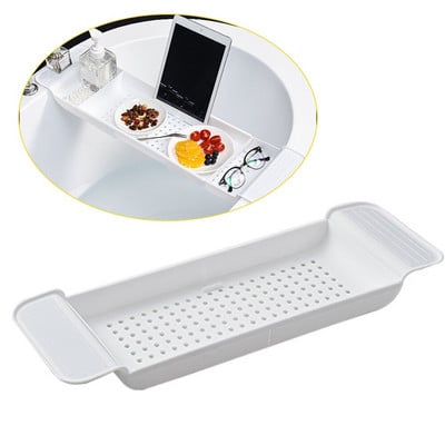 Mobiliojo telefono laikiklis virtuvės kriauklės padėklas Vonios laikiklis Vonios Teleskopinis laikiklis Vonios žiūrėjimo dramos artefaktas Plastikinis laikiklis