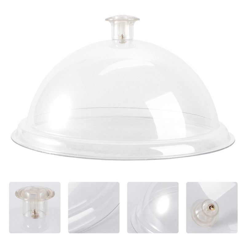 Covercake kupola za mikrovalnu akrilnu zaštitnu ploču Zaslon za maslac Splatter Dessert Cheese Cloche navlake Vanjski prozirni pladanj