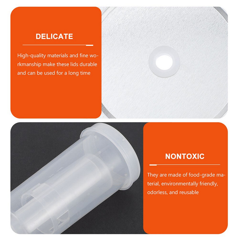 Kaaned Fermentatsioonipurgid Hapukurgipurgid Mason Mouth Käärimine Lai konserveerimine Õhuluku kaas Veevaba toru Korduvkasutatav Asendamine Regulaarne