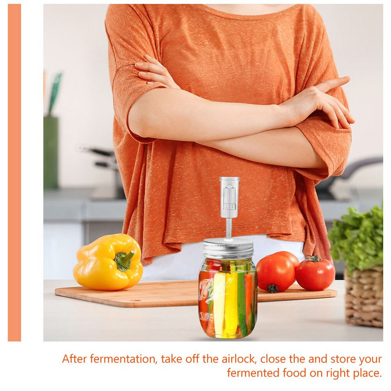 Kaaned Fermentatsioonipurgid Hapukurgipurgid Mason Mouth Käärimine Lai konserveerimine Õhuluku kaas Veevaba toru Korduvkasutatav Asendamine Regulaarne