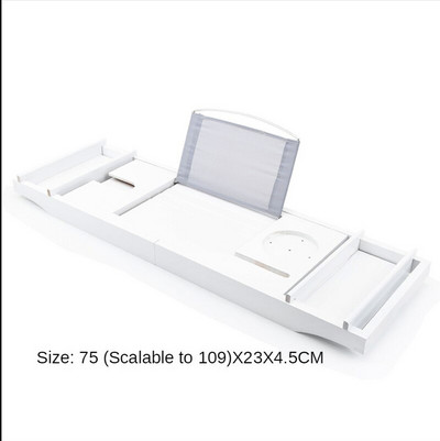 Produžetak od bambusa, protuklizni, višenamjenski produžni kadi Organizator za kadu Neklizajuća polica za pladanj Knjiga Vino Tablet