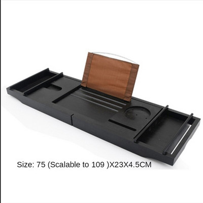 Produžetak od bambusa, protuklizni, višenamjenski produžni kadi Organizator za kadu Neklizajuća polica za pladanj Knjiga Vino Tablet