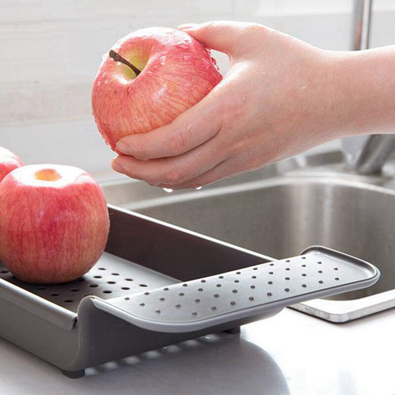 Daugiafunkcis reguliuojamas vonios padėklas dušo vyno taurės knygų laikiklis Virtuvės kanalizacijos krepšelis vonios priedai